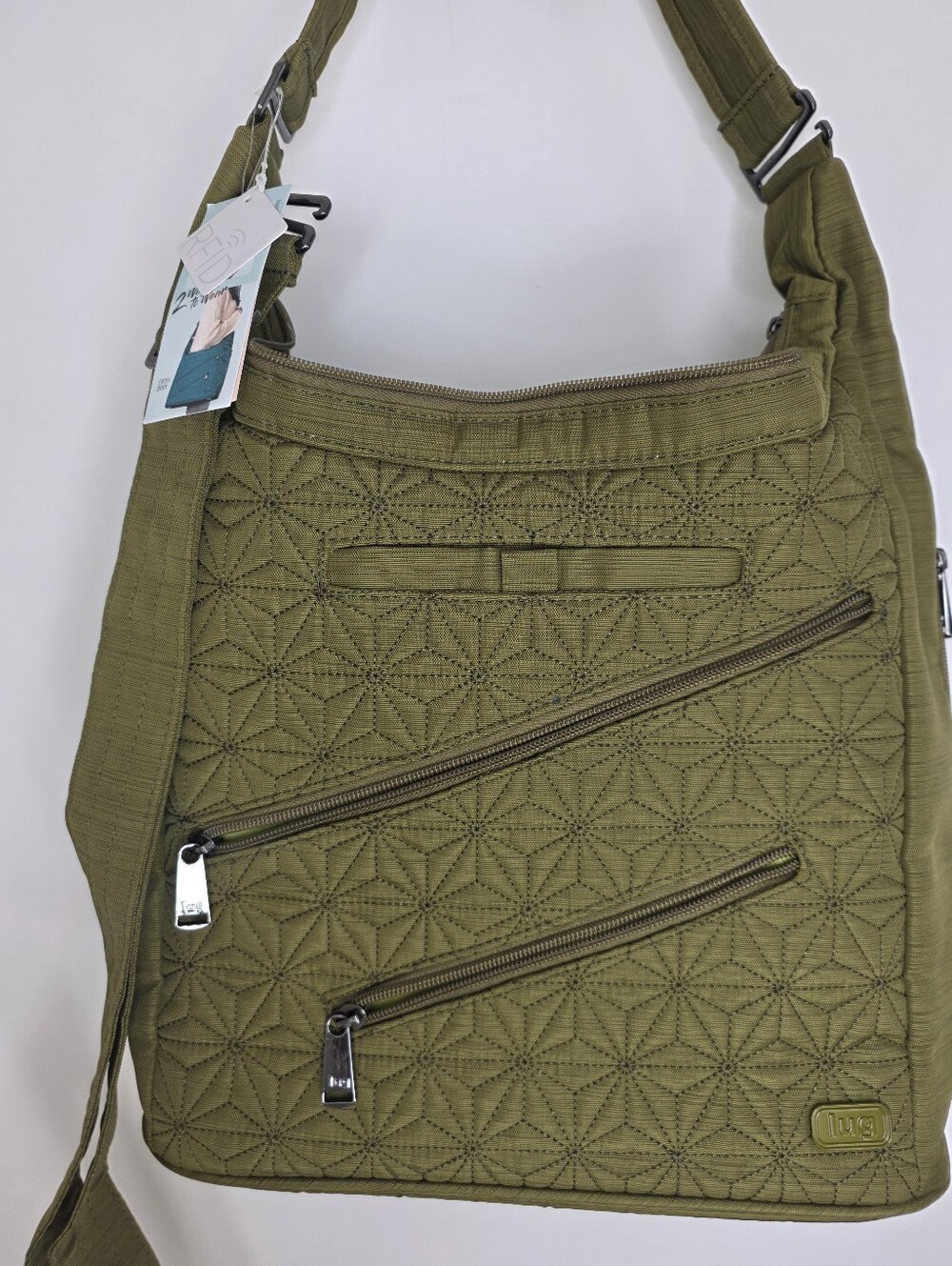 BNWT lug Jamboree Bag In Moss Green